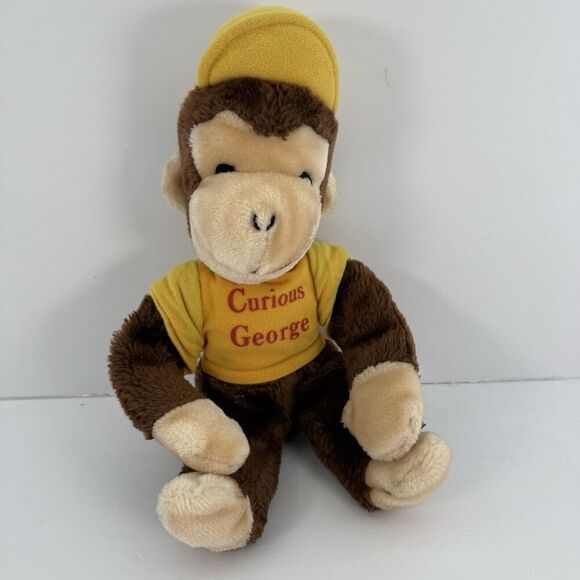 Eden Other - Vintage 1984 Curious George Plush Toy Yellow Shirt And Hat 1984 Eden Toys Inc.